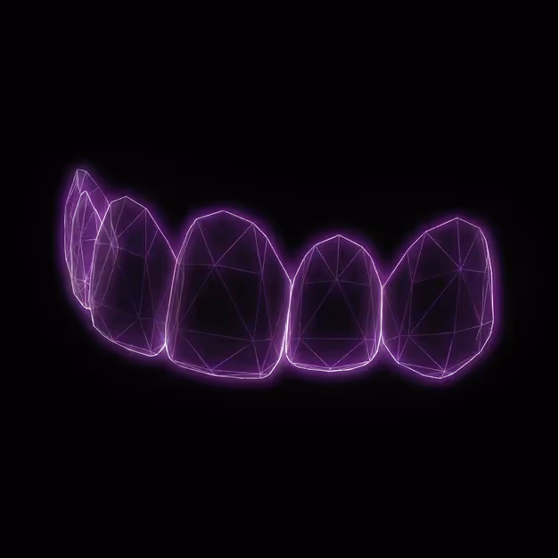 Premium 3D dental veneers visualization for cosmetic dentistry scaling