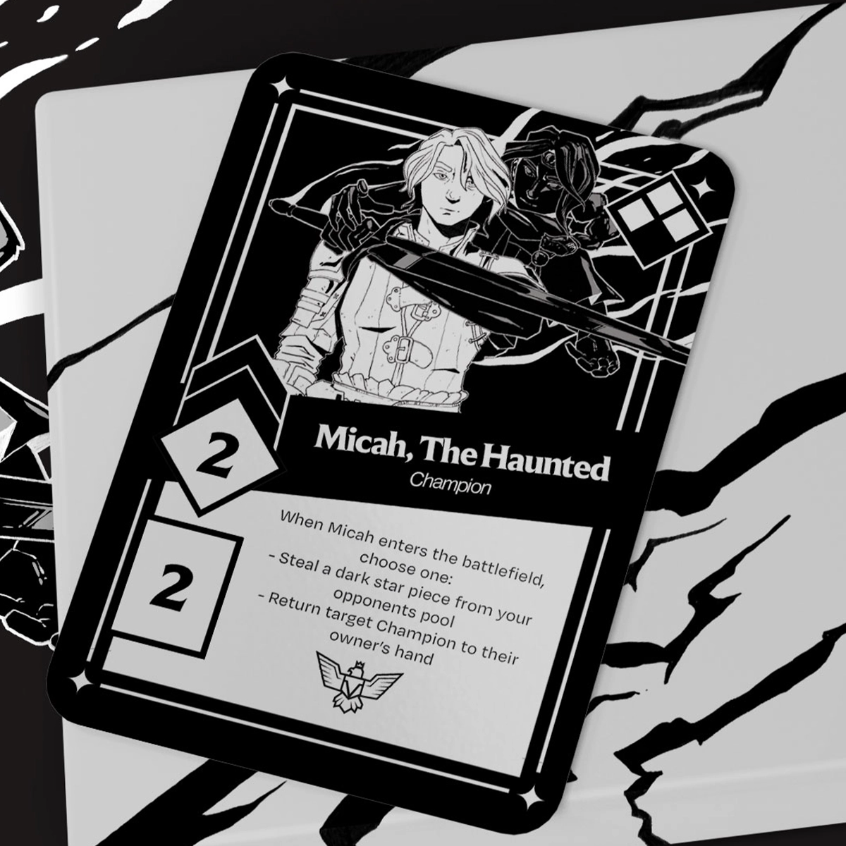 Blurred green surface with horizontal lines and a light gradient background.