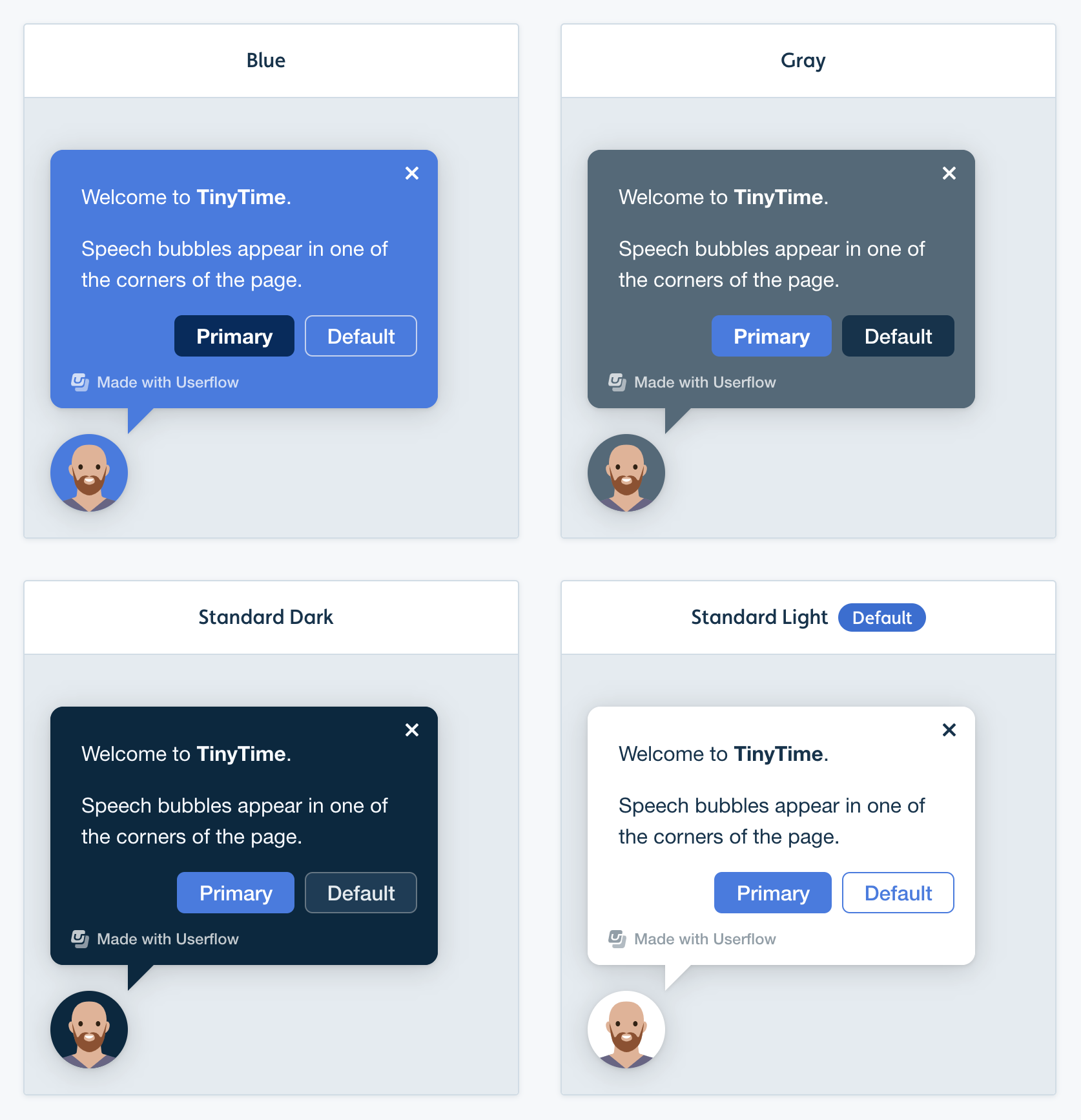 Background color themes