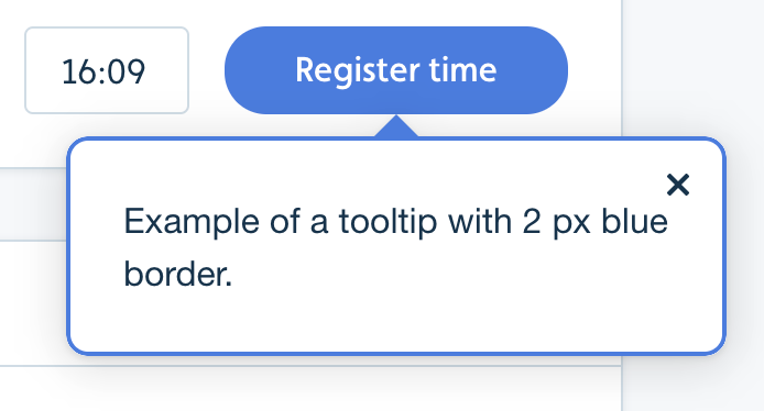 Chrome border example