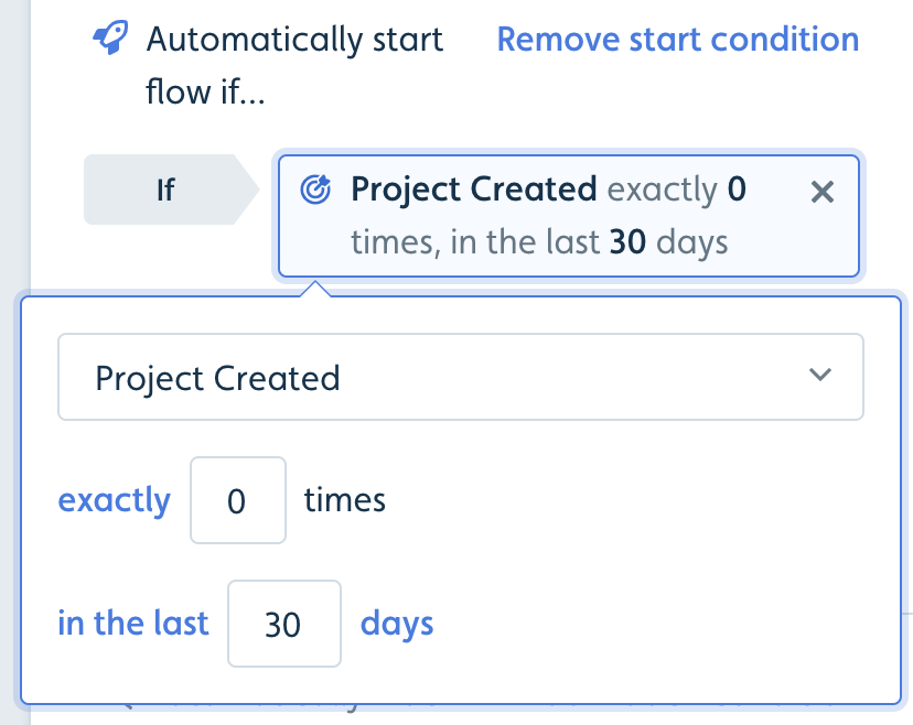 Start condition