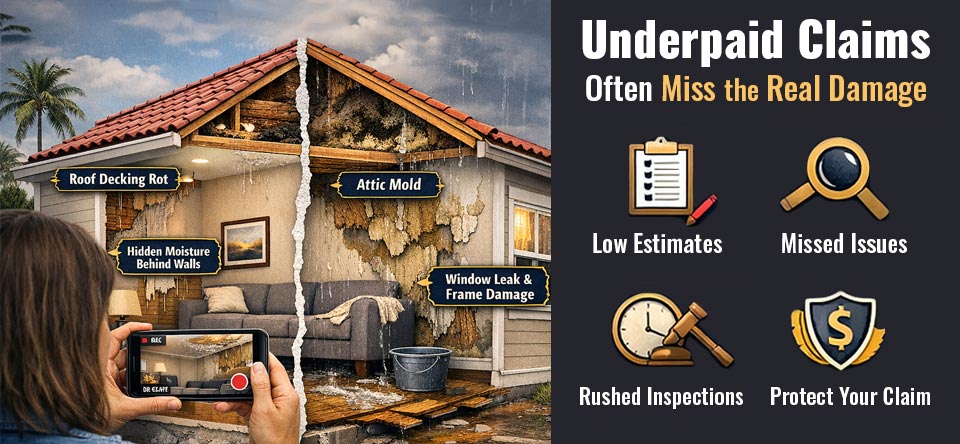 What to Know About Underpaid Insurance Claims in Florida