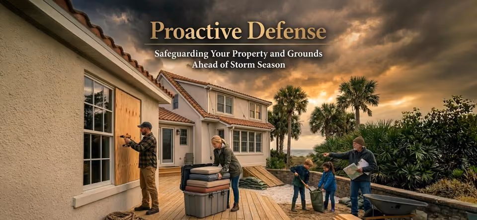 Safeguarding Your Property and Grounds Ahead of Storm Season