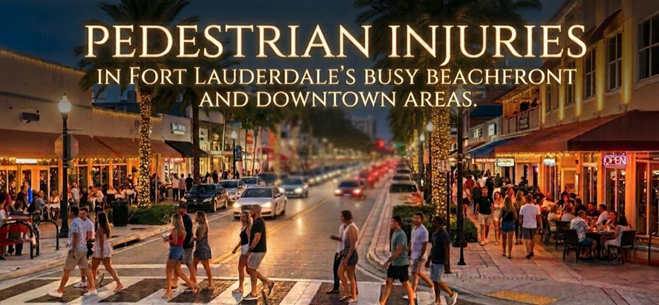 Pedestrian Injuries in Fort Lauderdale's Busy Beachfront and Downtown Areas