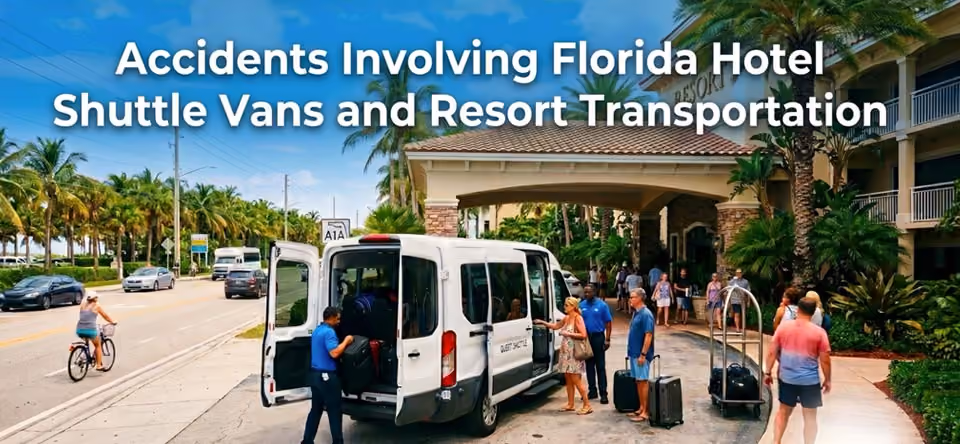 Accidents Involving Florida Hotel Shuttle Vans and Resort Transportation