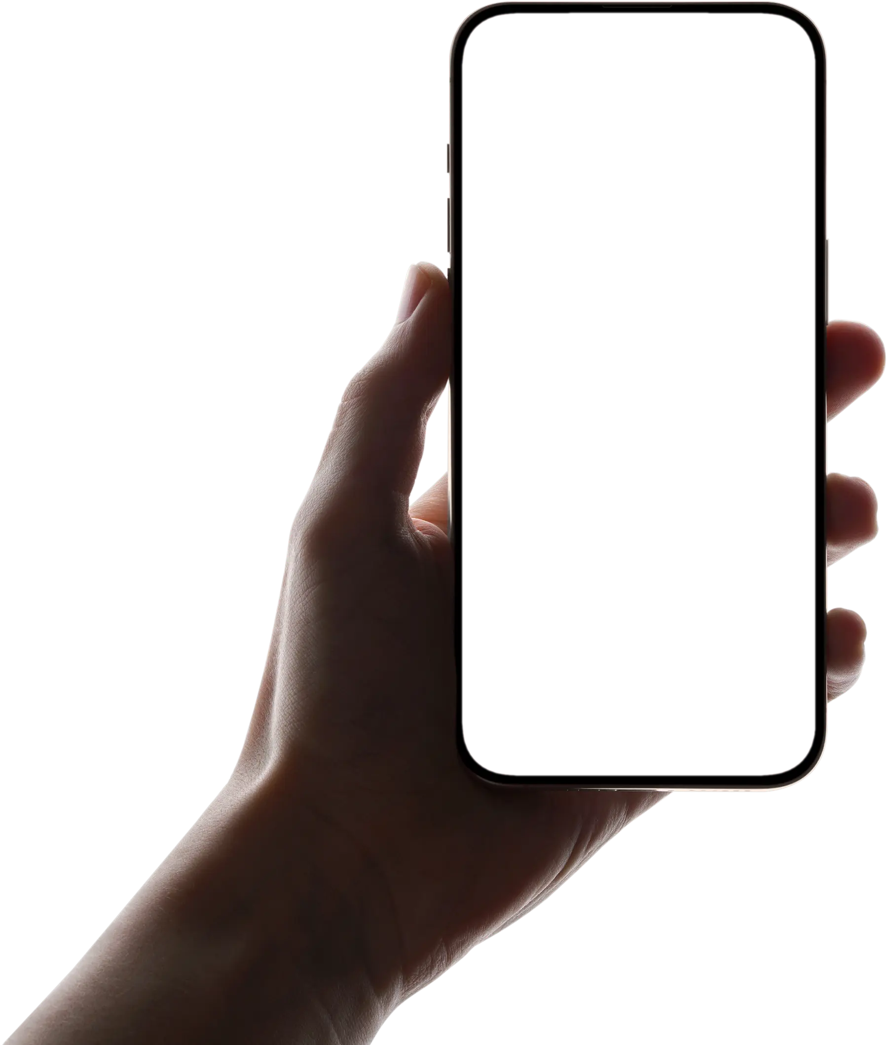 Hand holding a phone showing the Maureen meal plan
