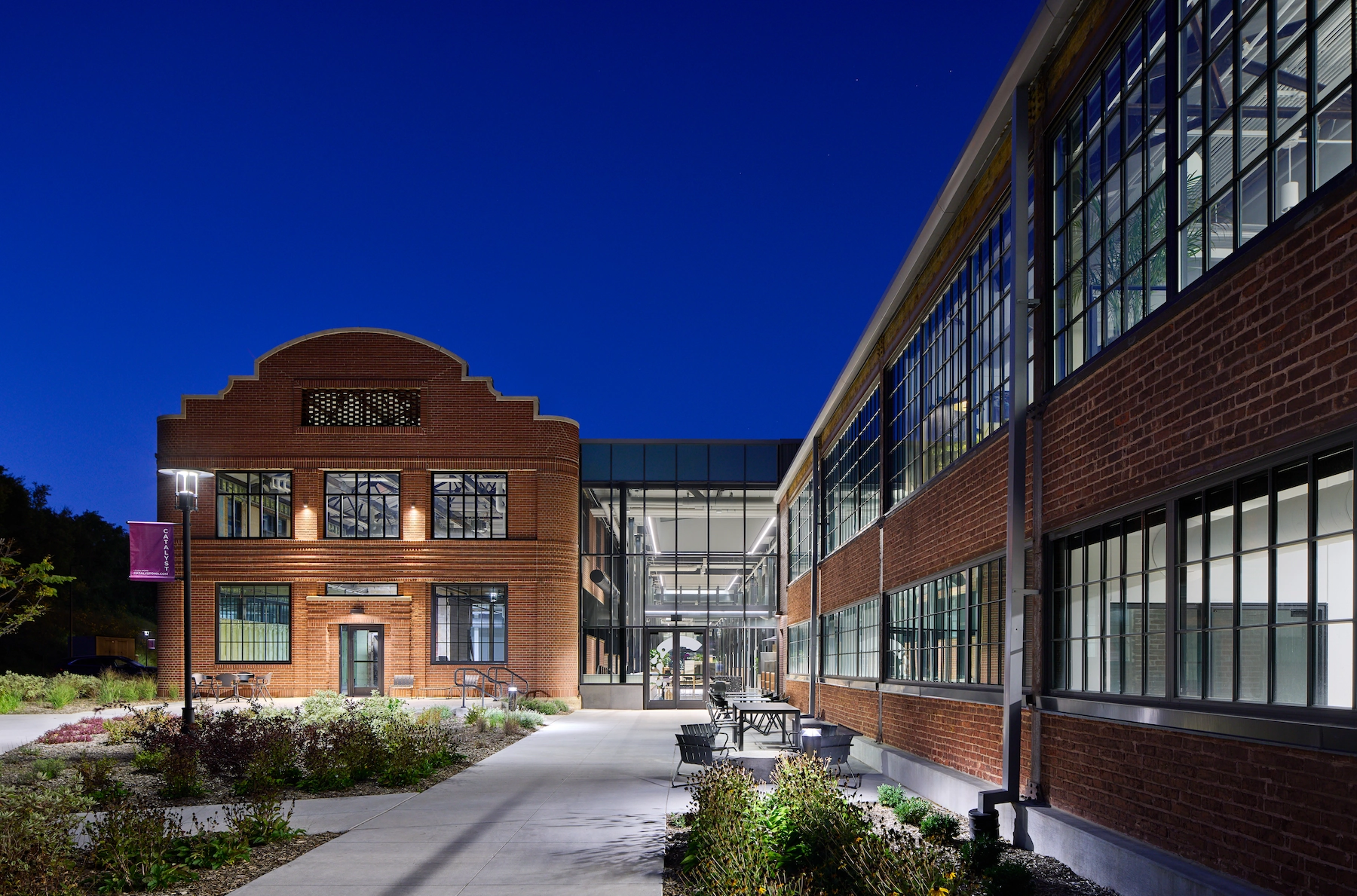 Catalyst Omaha adaptive reuse office development in Omaha Nebraska 2025