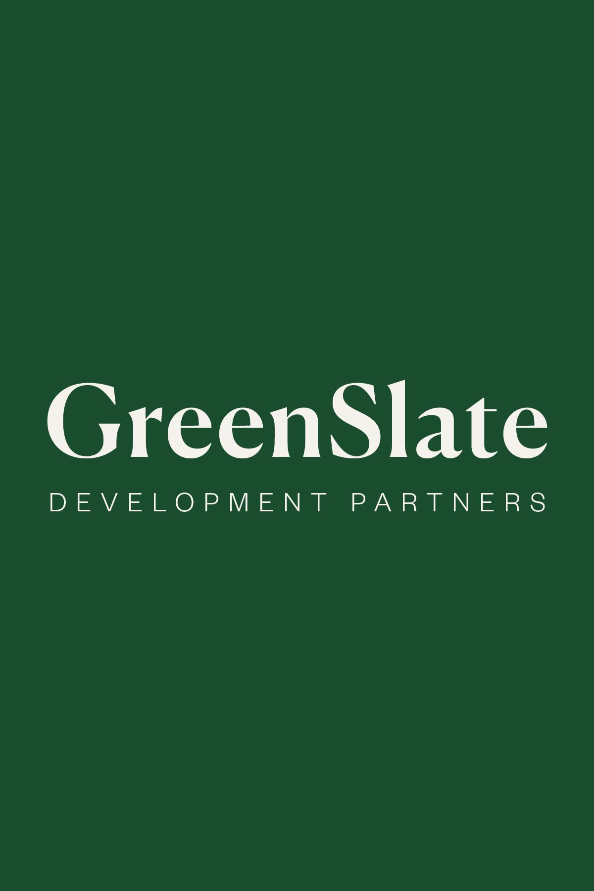GreenSlate Development Partners new brand identity logo 2026