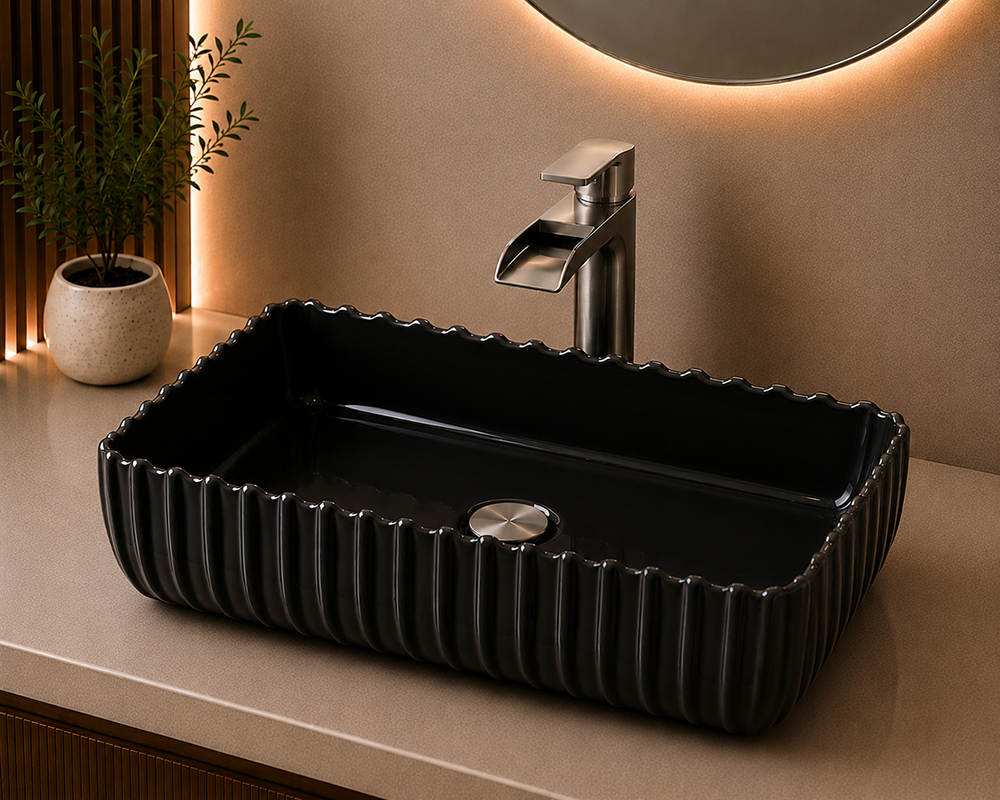 SK Shell Basin Black - Sternhagen wash basin