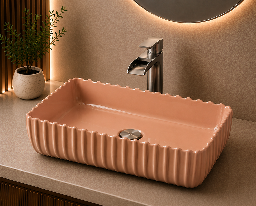 SK Shell Basin Rose Cloud - Sternhagen wash basin
