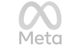 Meta company logo.