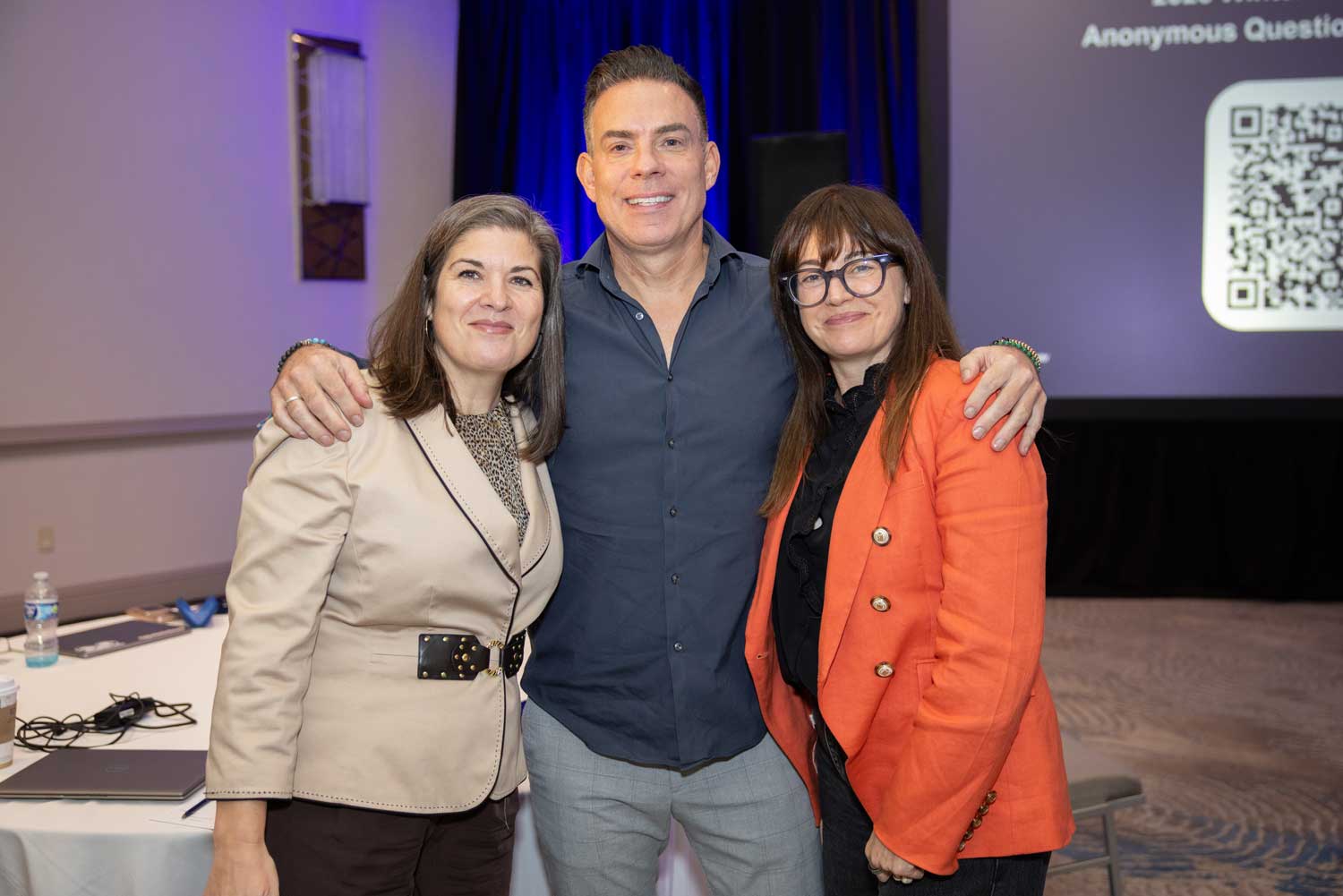 Goodway group team members smiling at the camera at a convention