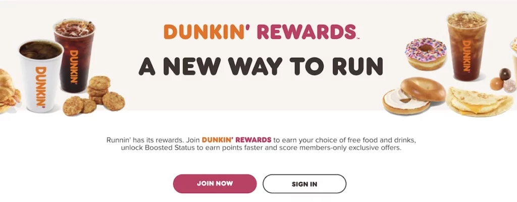 dunkin loyalty program