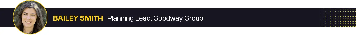 Bailey Smith, Goodway Group, headshot.