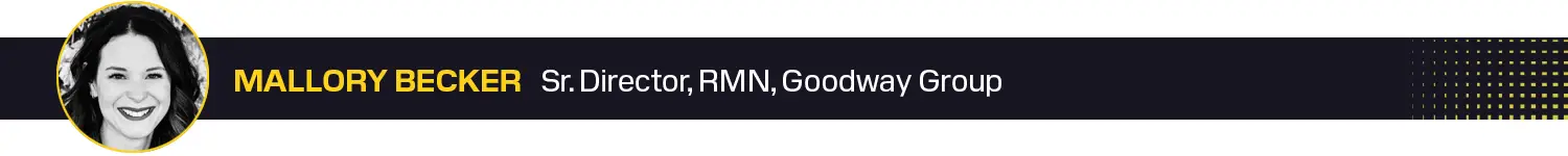 Mallory Becker, Goodway Group, headshot.