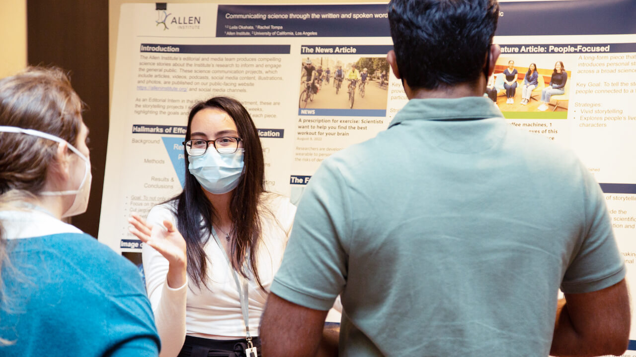 Group photo of some summer interns