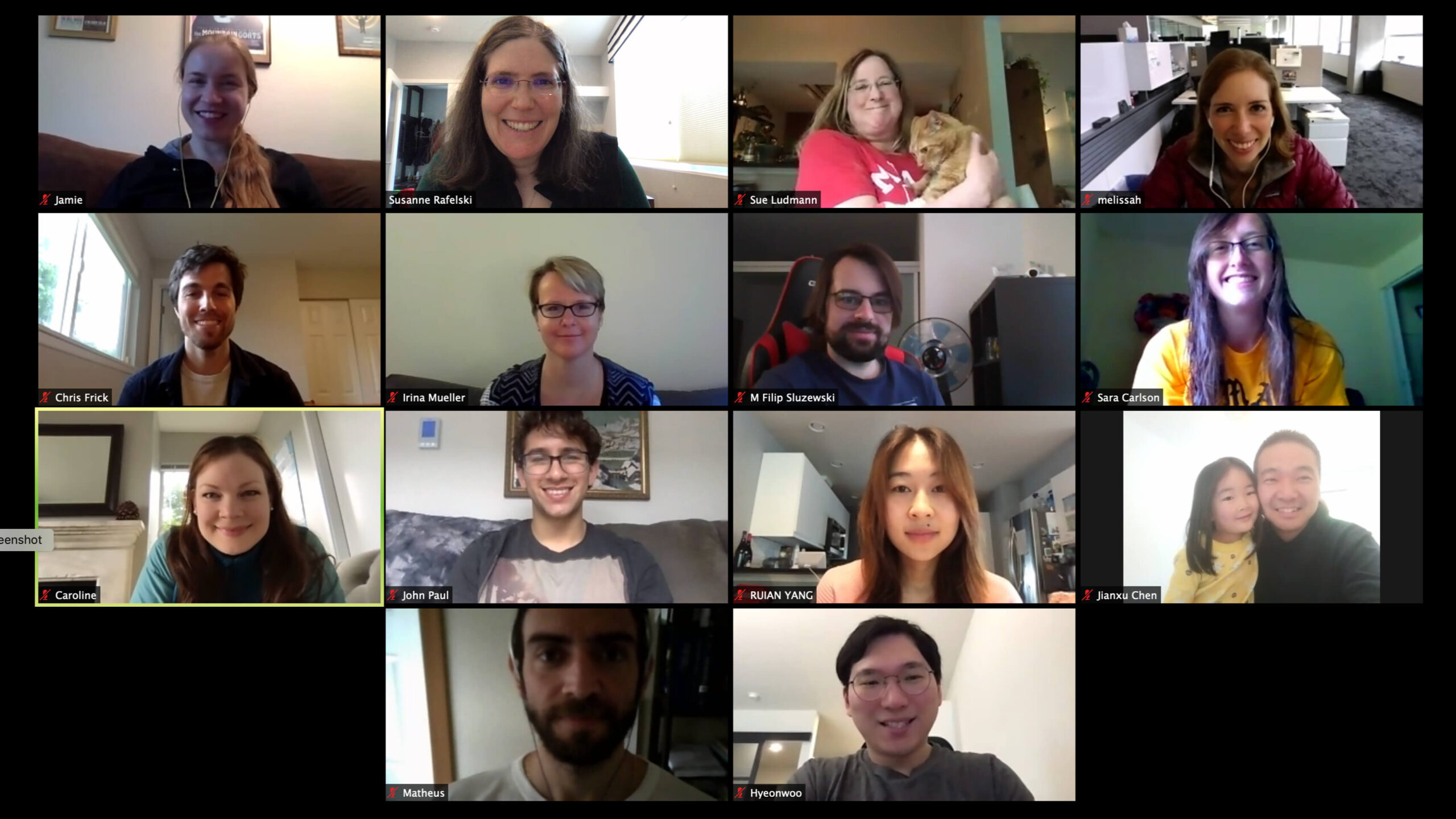 The Assay Development team at the Allen Institute for Cell Science meets virtually to stay connected and to keep their science moving forward.