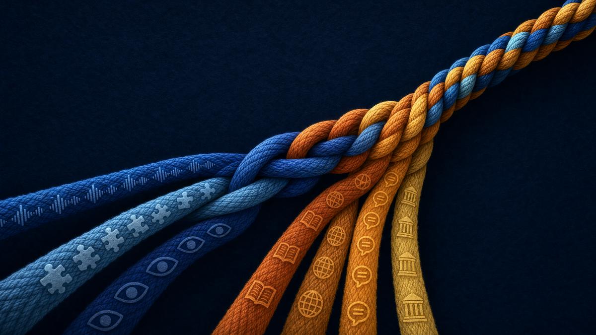 Scarborough Reading Rope metaphor showing Word Recognition and Language Comprehension strands