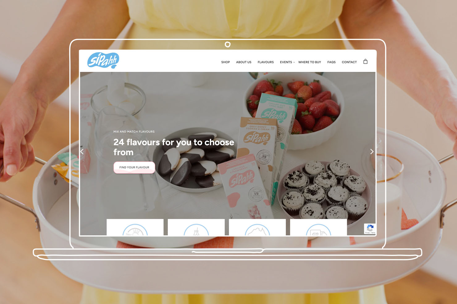 sipahh website on laptopp