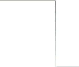 Partial thin black rectangular outline on a white background.