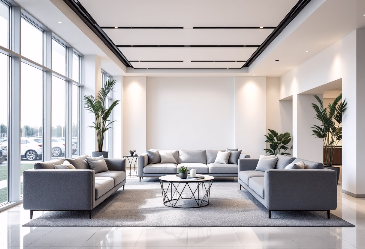 image of interior features (for an auto dealership)