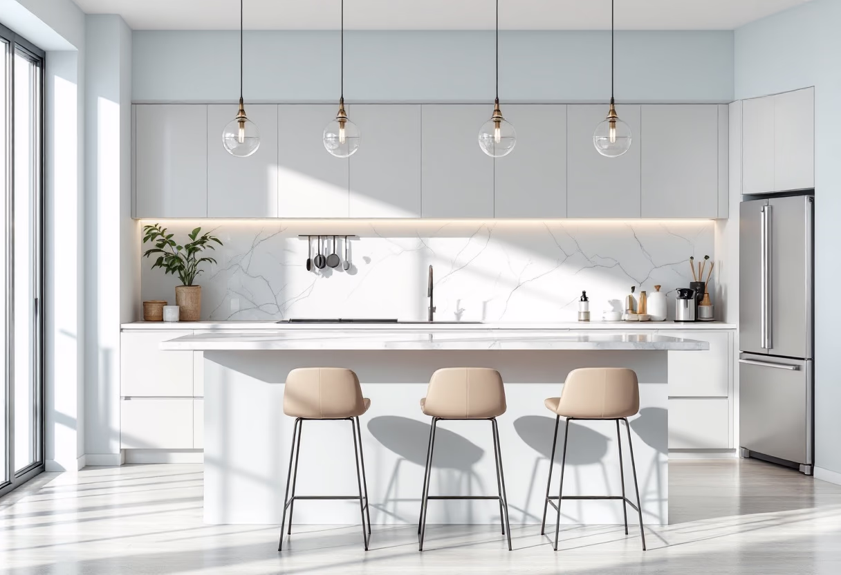 image of open house event setup (for a property management company)