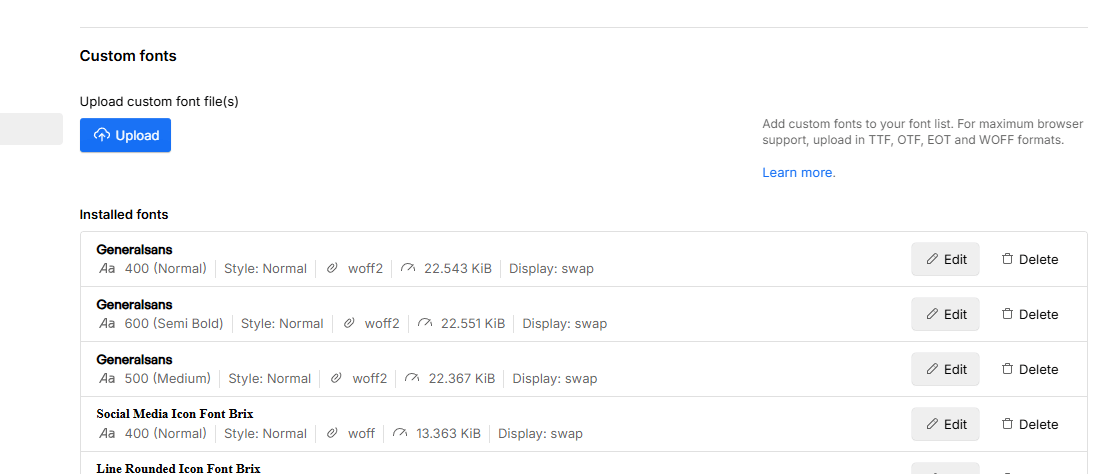 Custom Fonts - VoiceCloud - Webflow Template | BRIX Templates