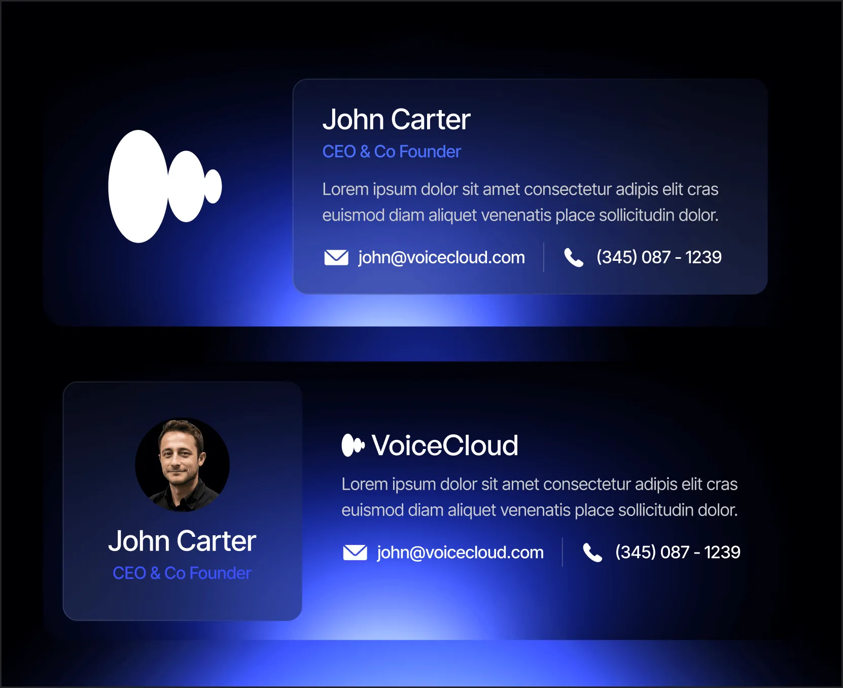 VoiceCloud - Email Signature - Text to Speech App Webflow Template | BRIX Templates