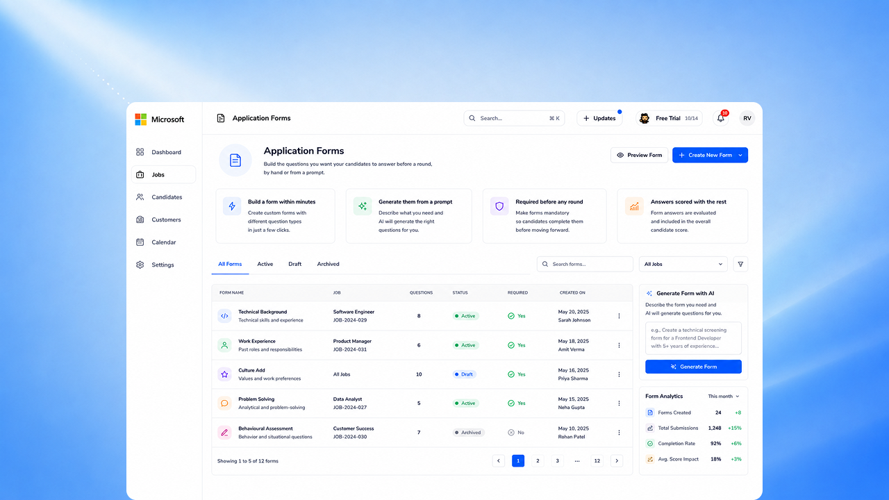 Application Forms