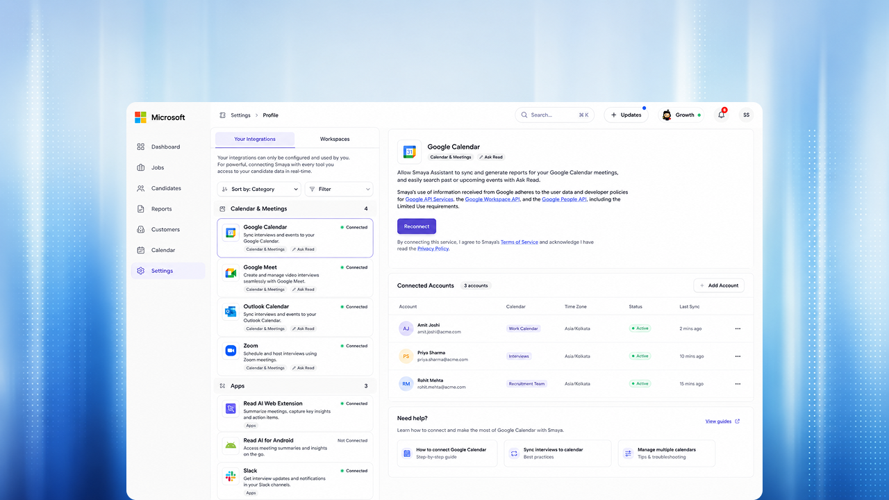 Microsoft Workplace Integration