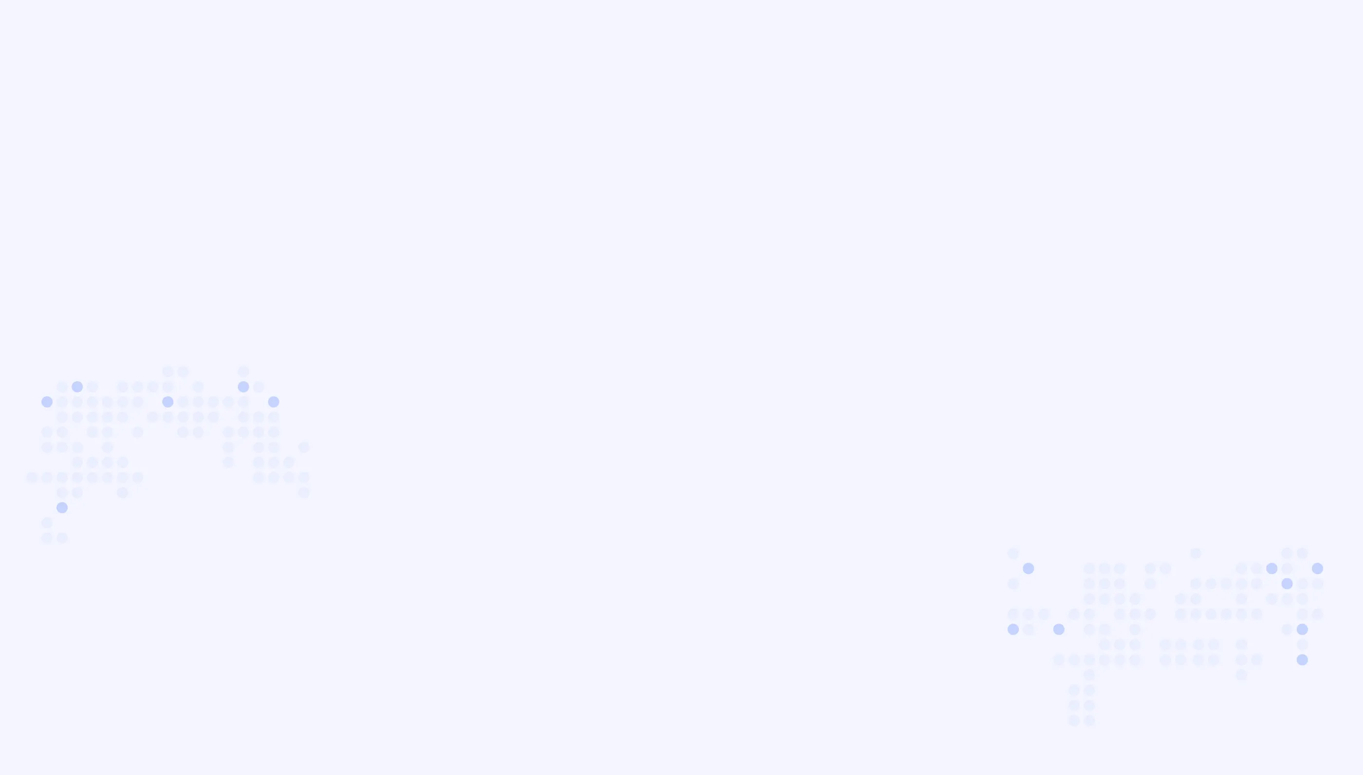 Minimal Light Blue Dotted World Map Background TerminalAI Webflow Template | BRIX Template