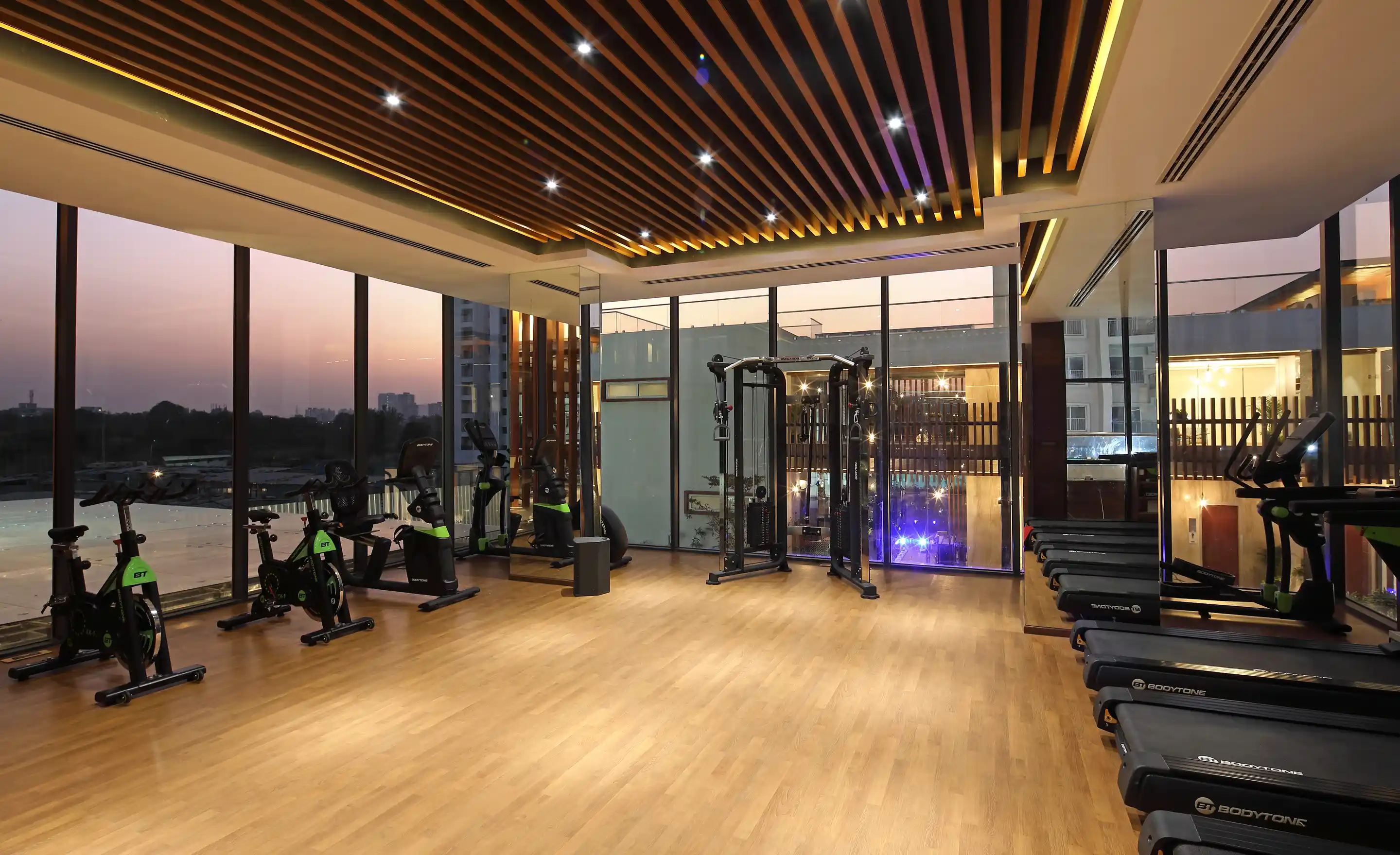 Bhandari 7 Plumeria Drive Gymnasium Amenity Tathwade, Pune 