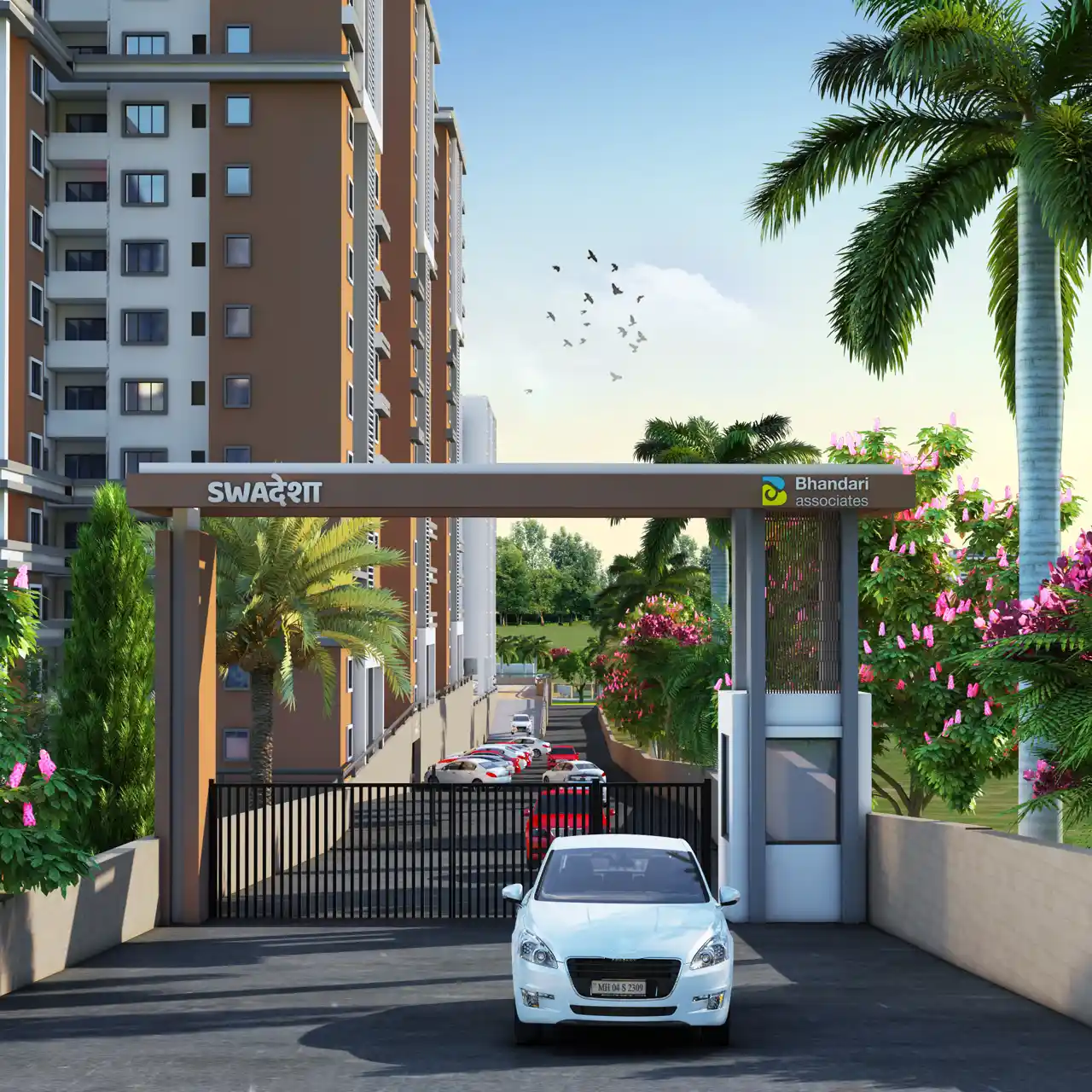 Bhandari Swadesha Entry Gate Shot