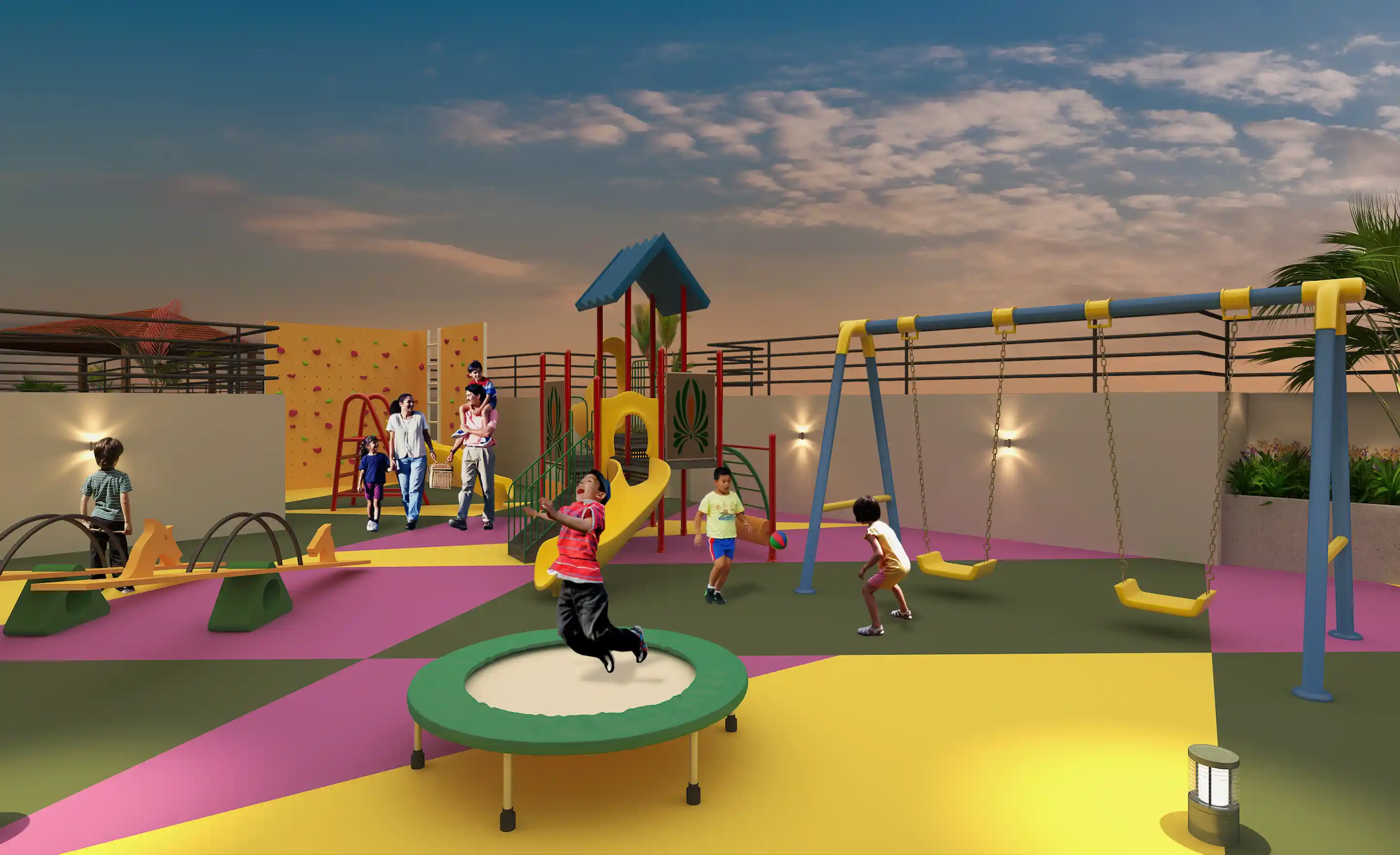 Swadesha Terrace Playground Amenity Central Moshi, Pune