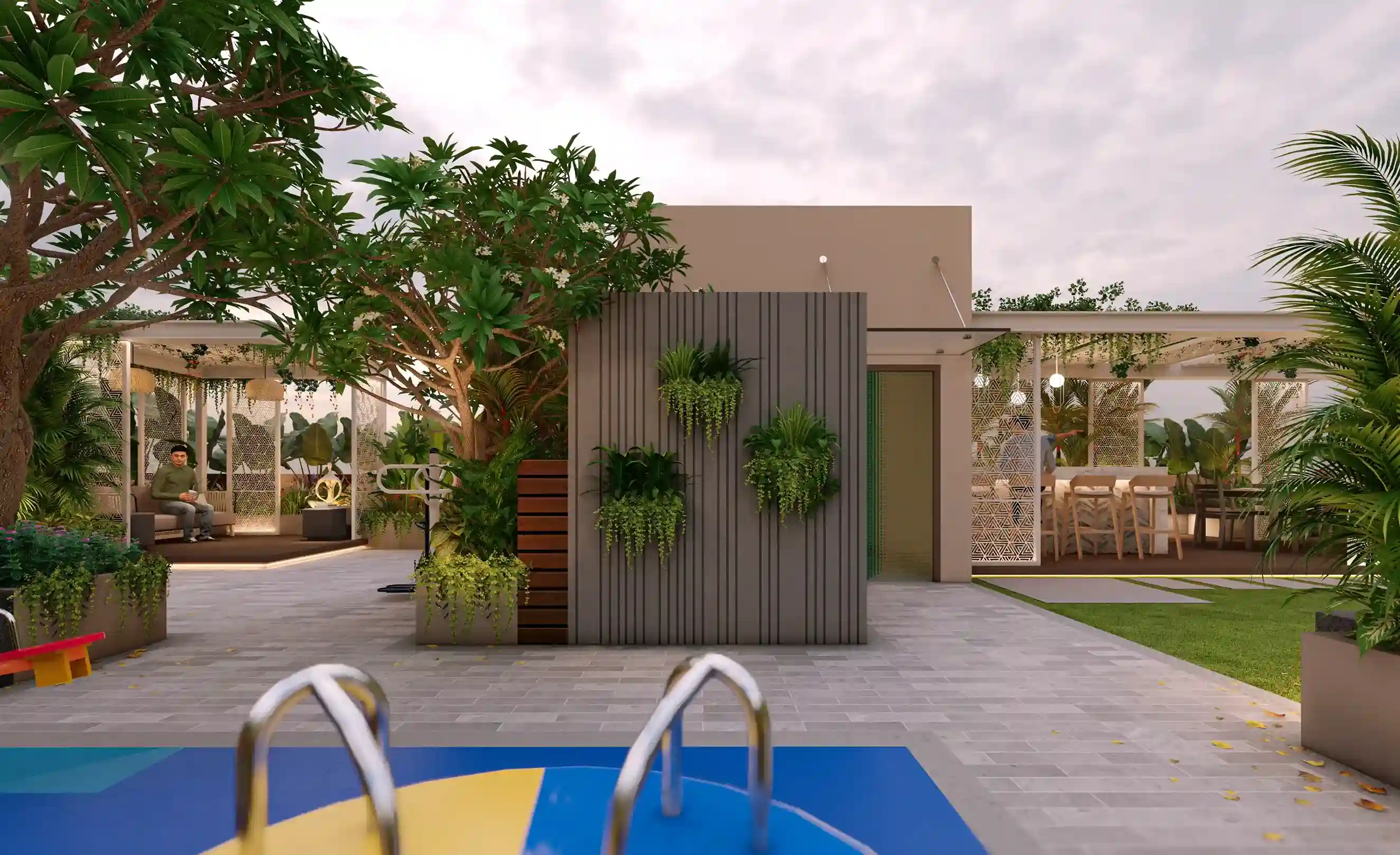 Swadesha Terrace Kids Playground Amenity Central Moshi, Pune