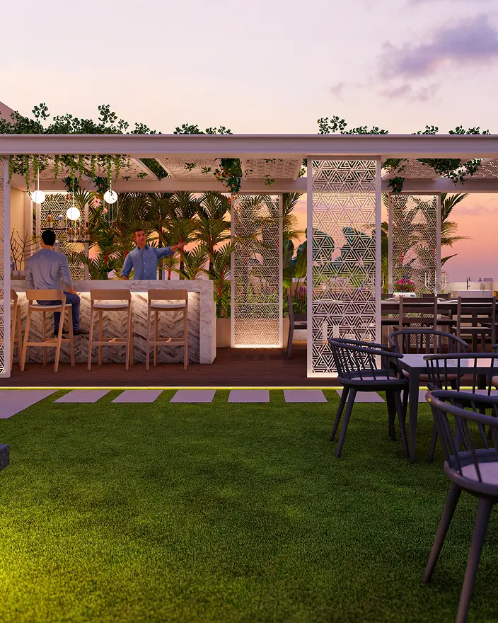 Swadesha Alfresco Dining Area Central Moshi, Pune