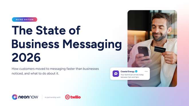 Cover of The State of Business Messaging 2026 report