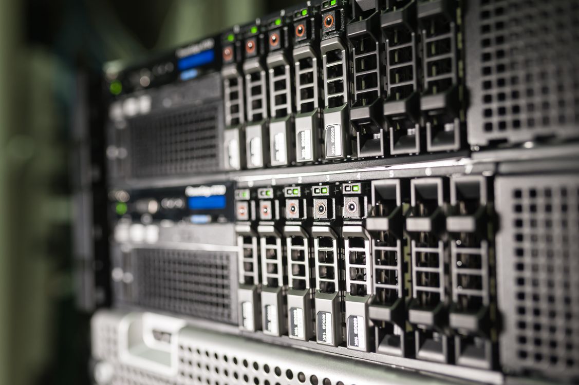 Close-up of server equipment in a modern data center, representing the high-volume infrastructure workloads suited to Claude Haiku 5.5