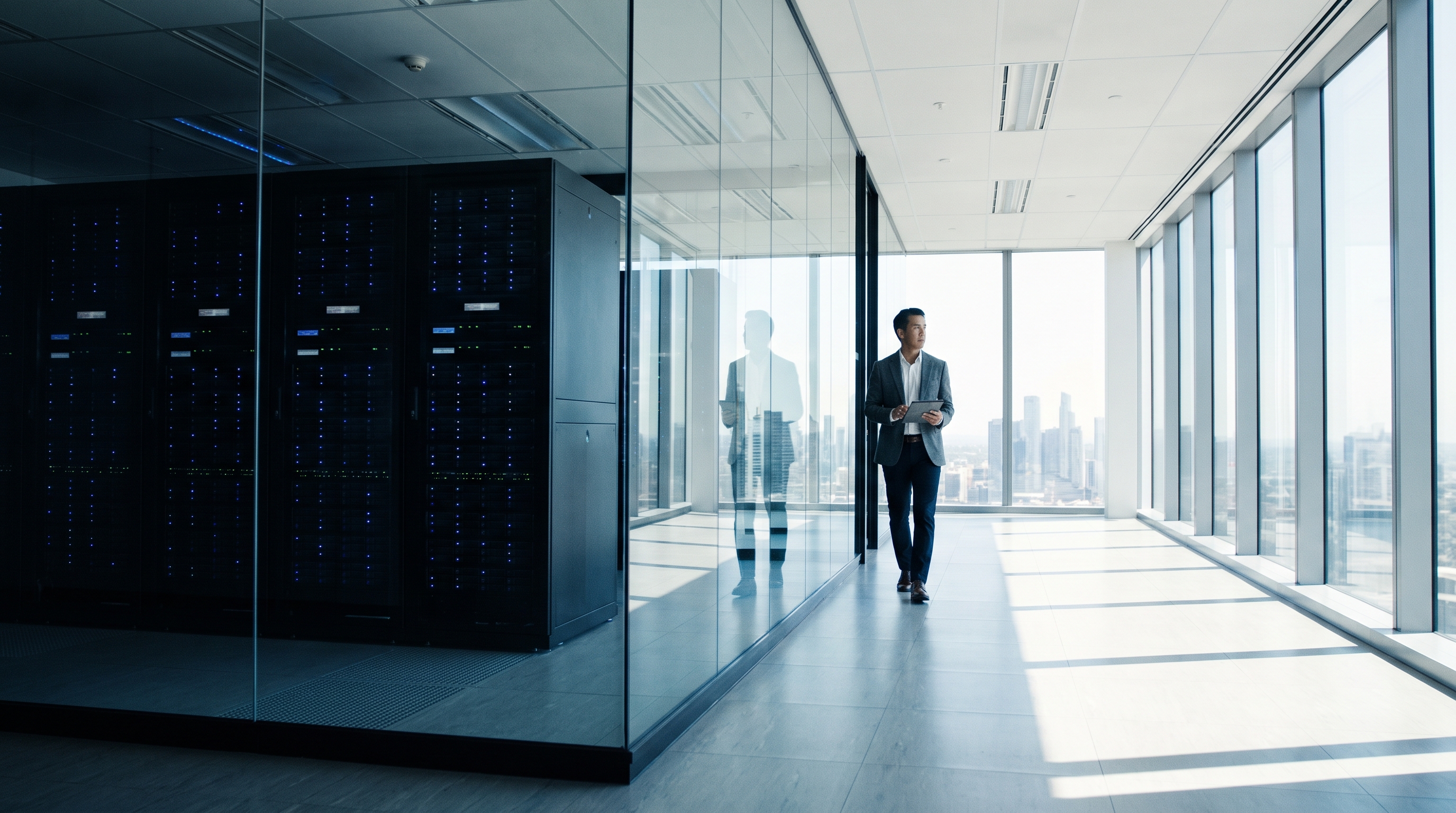 AI-generated featured image for Atlassian Data Center to Cloud Migration: Cost Benchmarks, Scope Architecture, and Partner Selection