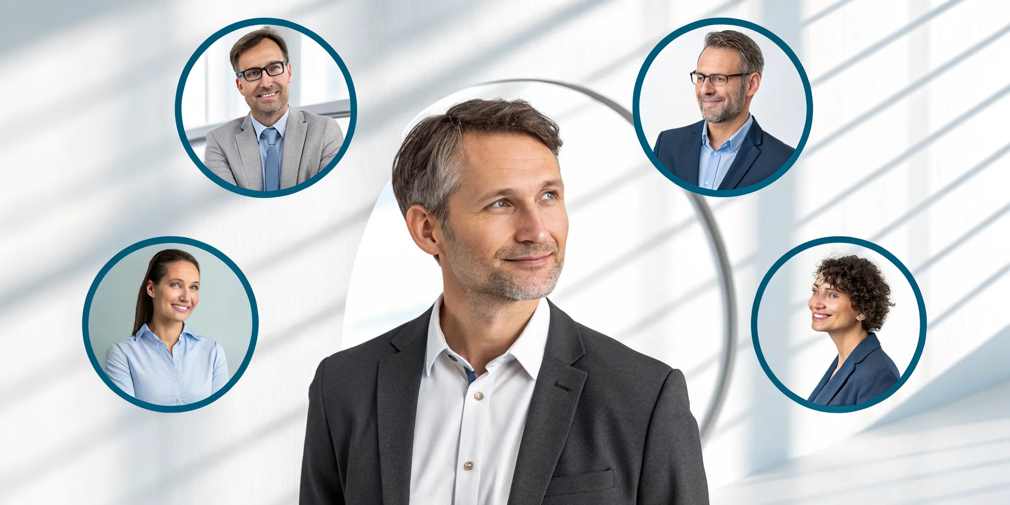 Office professionals practicing functional movement for everyday strength.