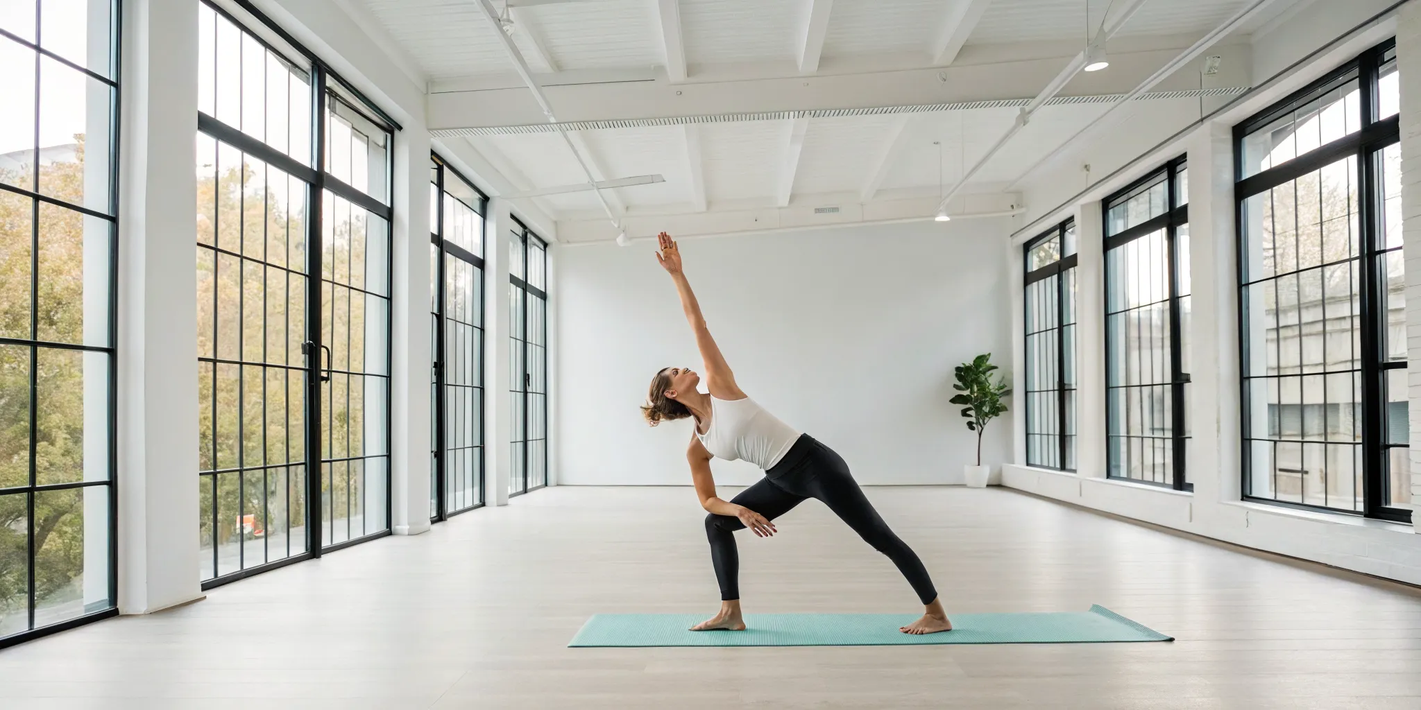 Woman performing a core stabilization exercise for pain relief.