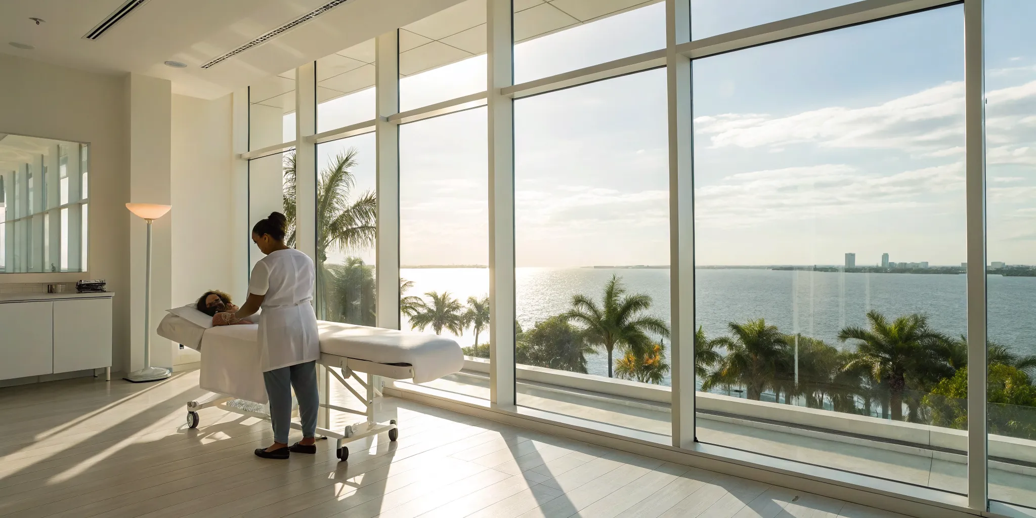 SoftWave therapy treatment room in Tampa for chronic pain relief.
