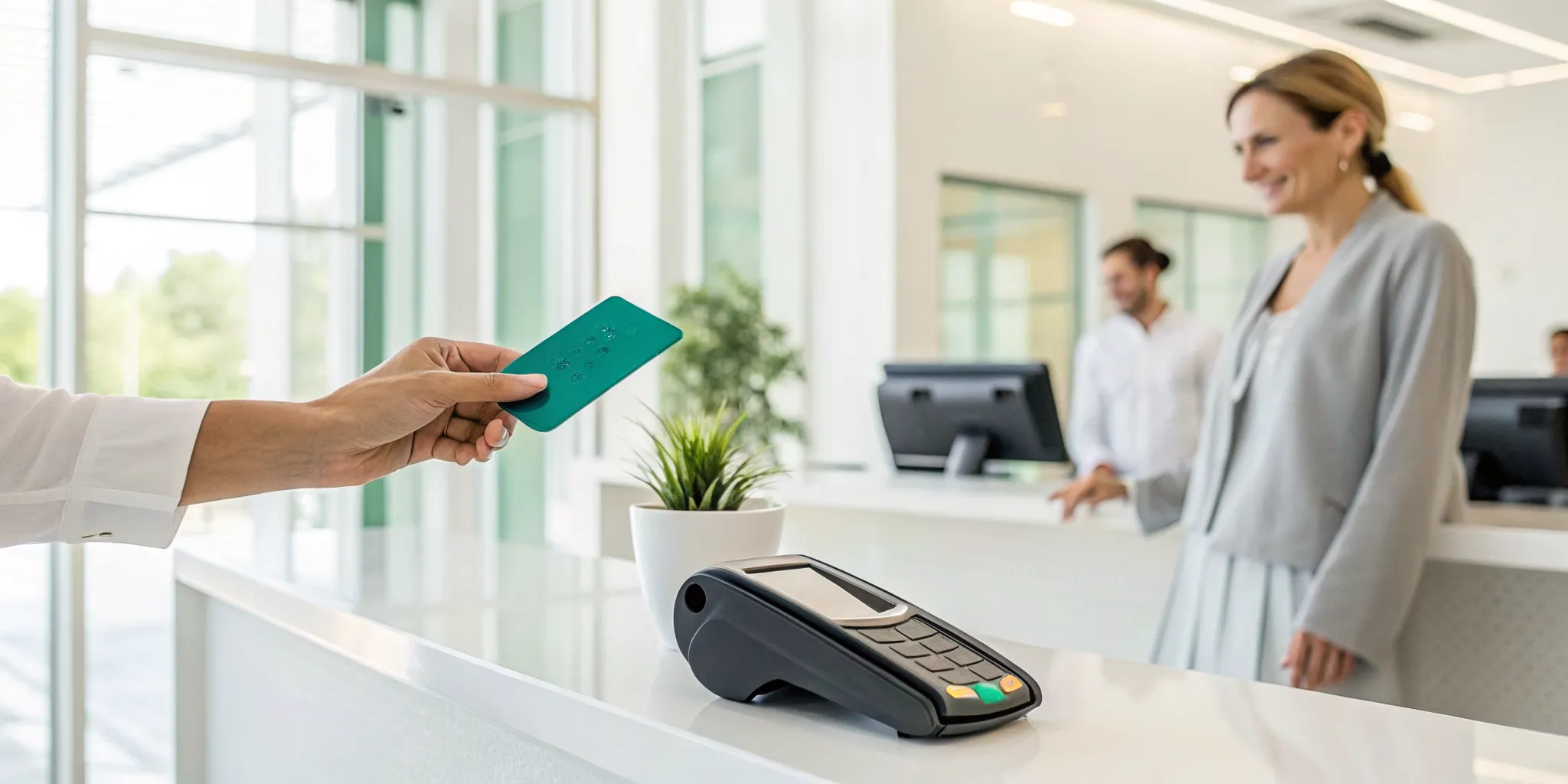 Patient uses an HSA card to pay a chiropractor for qualified medical care.