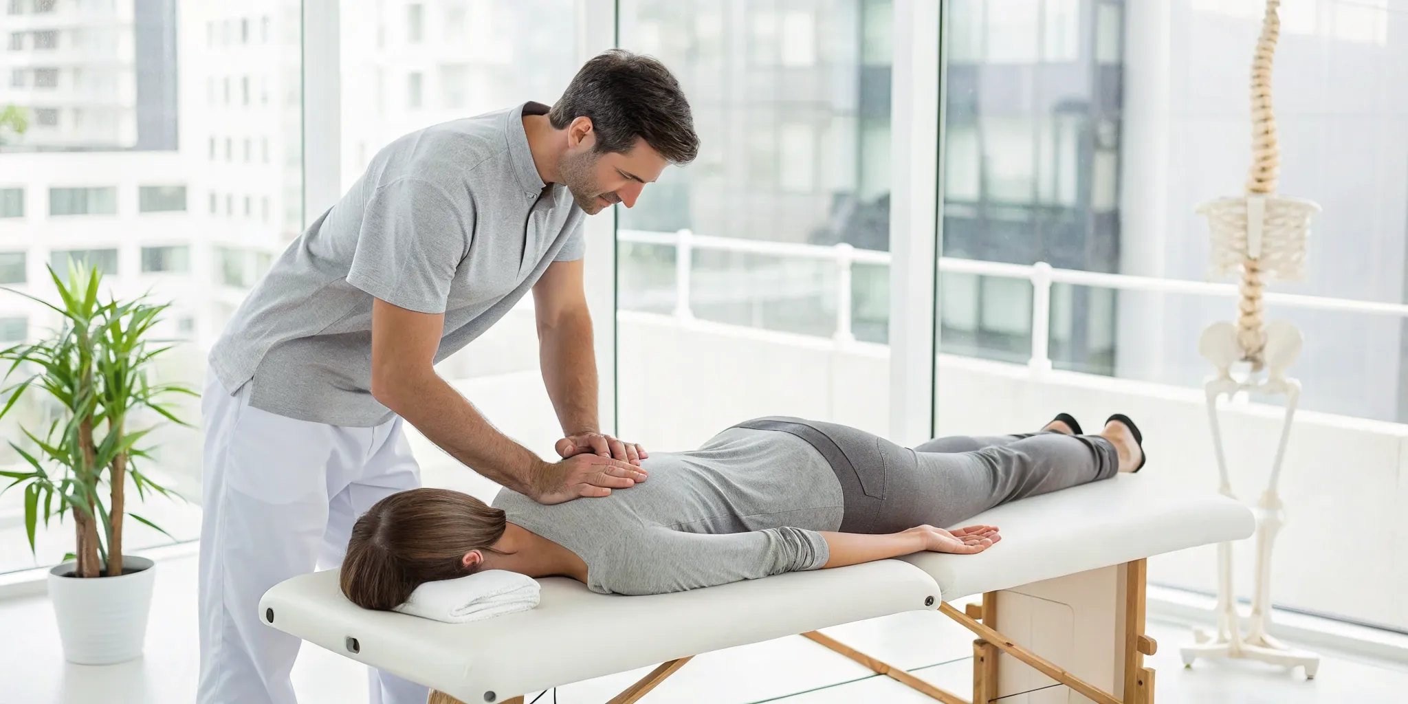 Using an HSA for chiropractic care to cover the cost of a spinal adjustment.