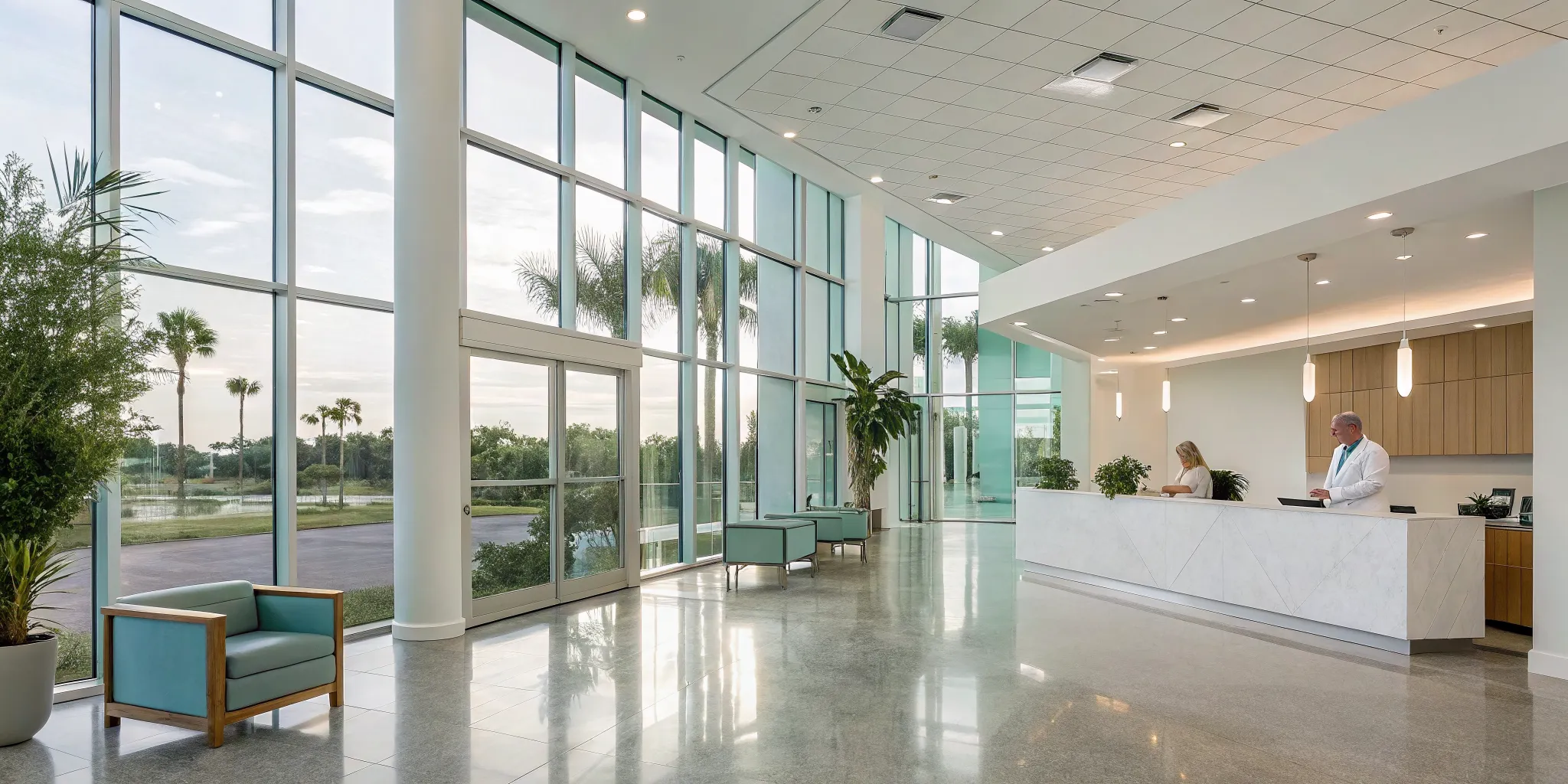 Lobby of one of the best functional medicine clinics in Tampa Bay.