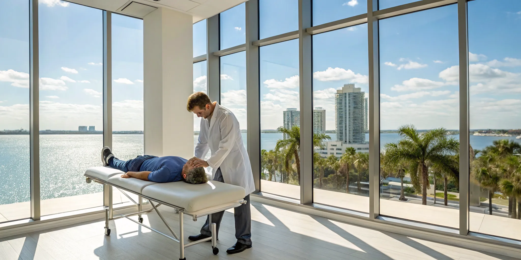 Tampa chiropractor treats a patient for recurring sciatica.