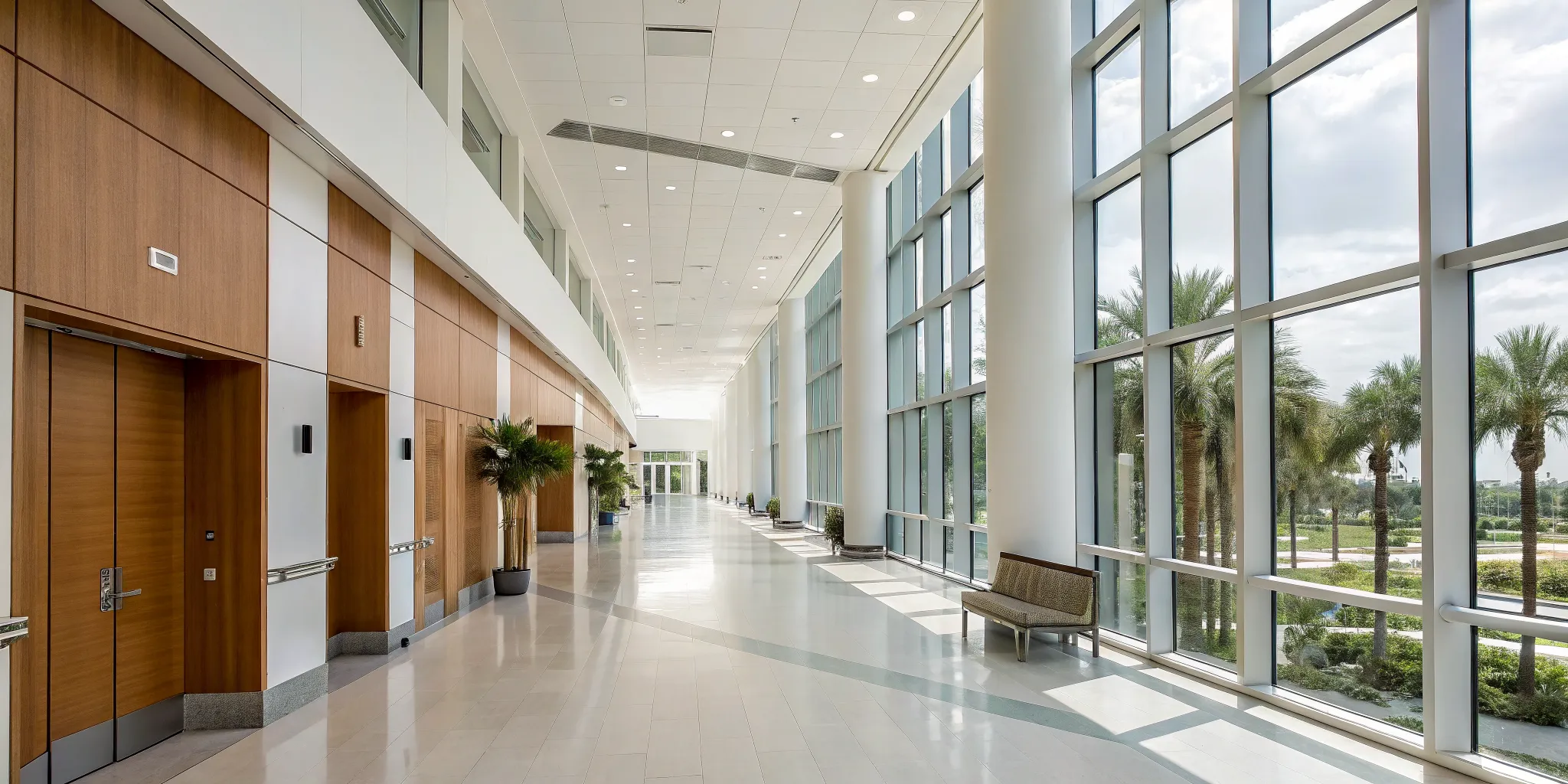 Best spinal decompression clinic in Tampa Bay with a modern lobby.