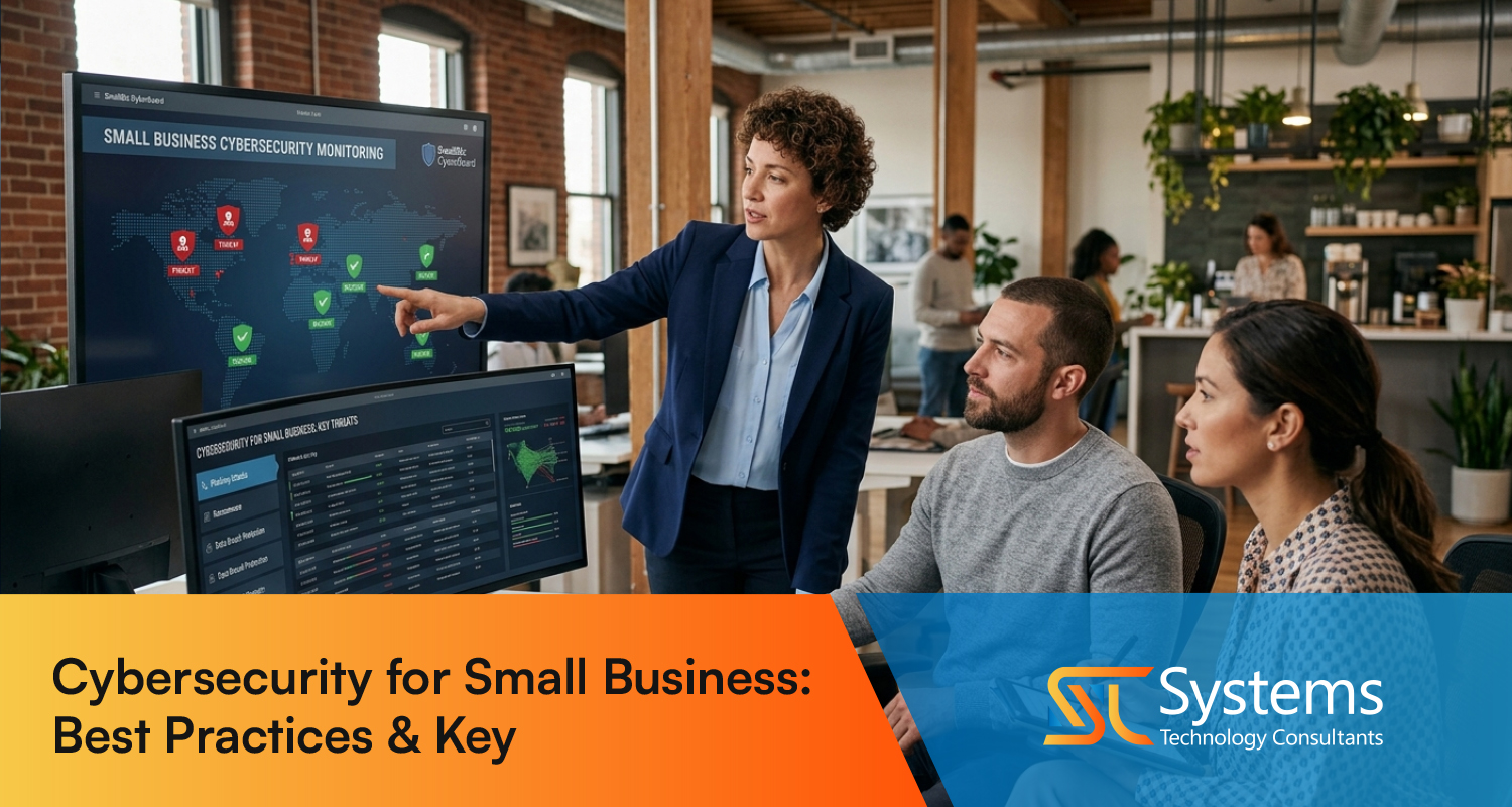 IT security agent working on his powerhouse software.