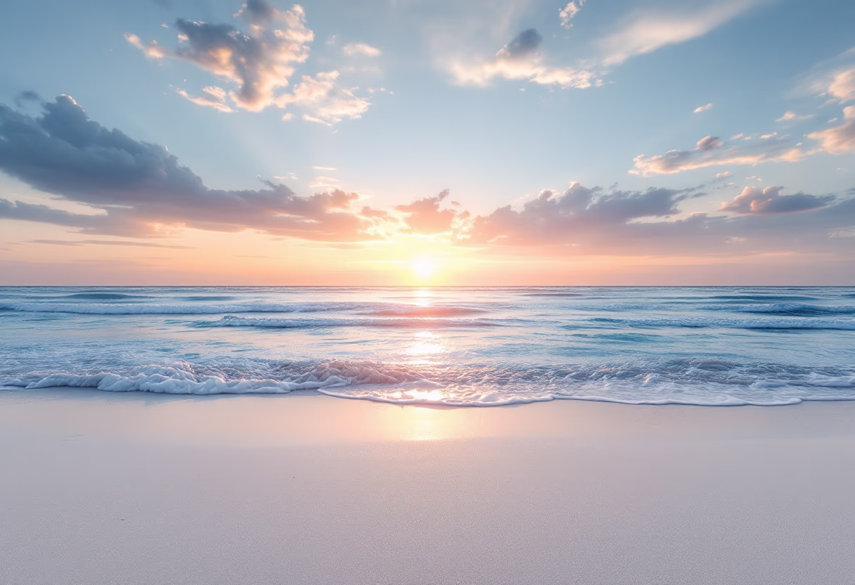 image of beach sunset (for a wedding planning service) [background image]