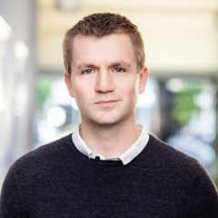 Portrait of Adam Hansmann, Founder of The Athletic.